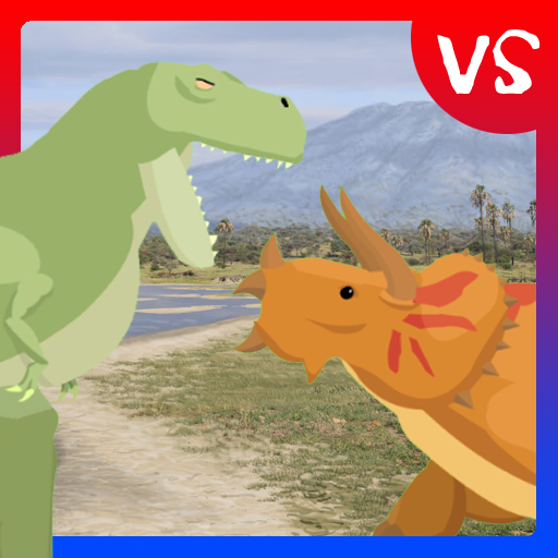 T-Rex Fights Triceratops icon