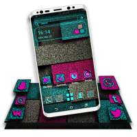 Glitter Tiles Launcher Theme on 9Apps