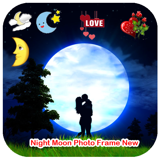 Night Moon Photo Frame New icon