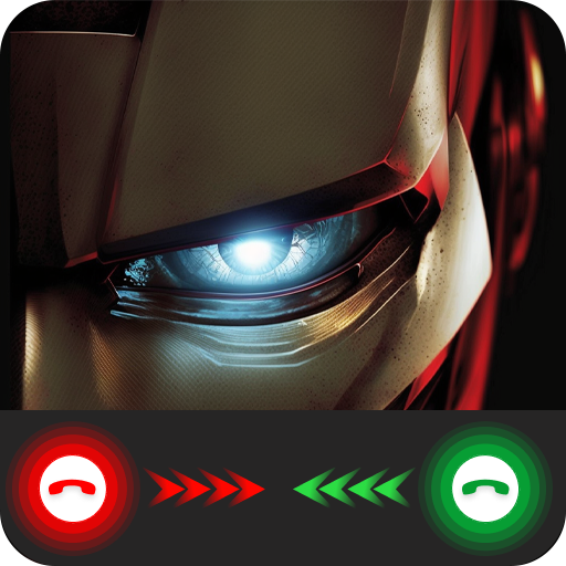 Iron Hero Man Fake Call أيقونة