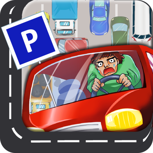 Parking Panic : exit red car icon
