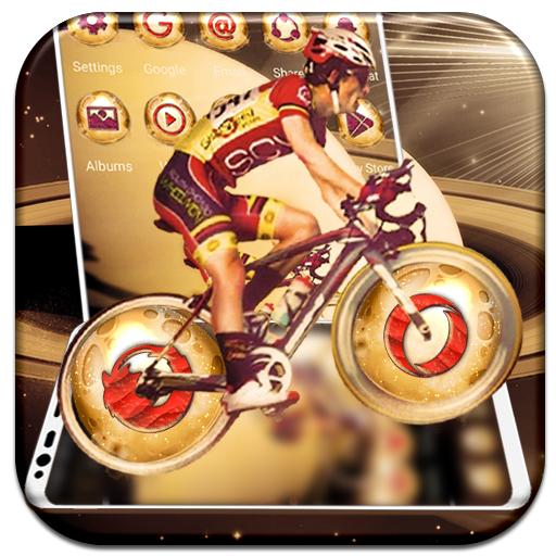 Saturn Biker Theme Launcher icon