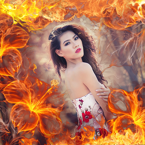 Fire Photo Frame icon