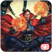 Superhero Black Magic Dr. Strange Fighting Arena