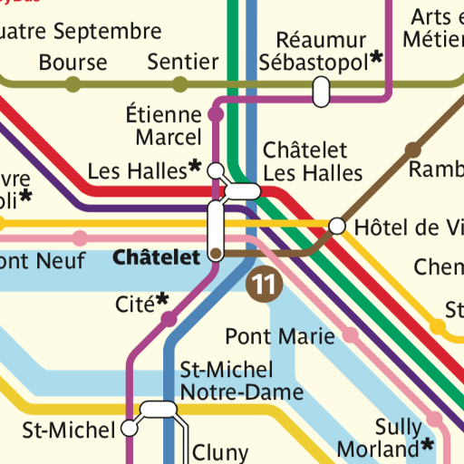 Metro Map: Paris (Offline) иконка