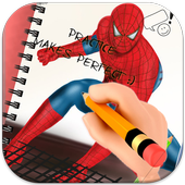 How To Learn Draw Spiderman icon