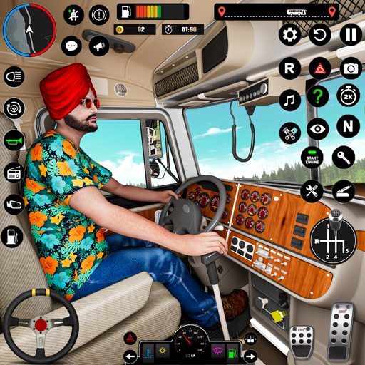 Indian Cargo Truck Sim Game 3D icon