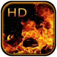 Burning flame Live Wallpaper on 9Apps