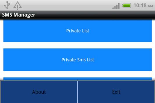 Sms Manager lite screenshot 2