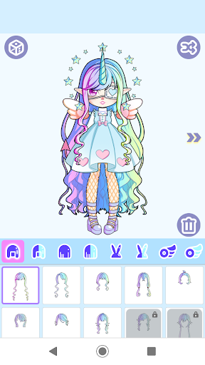 Magical Girl Dress Up: Pastel Monster Avatar screenshot 1