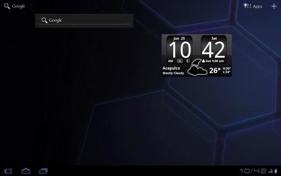FlipClock BlackOut Widget 4x2 screenshot 7