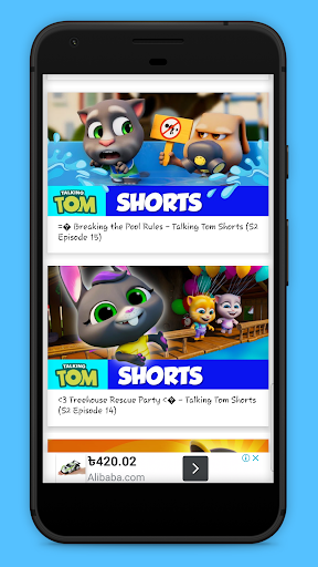 Cartoon Video - Talking Tom  Cartoon скриншот 4