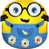 Yellow Mini Friend Cartoon Theme icon