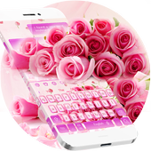 Purple Rose Keyboard Theme icon