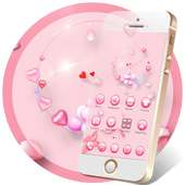 Pink Flowers For GO theme on 9Apps