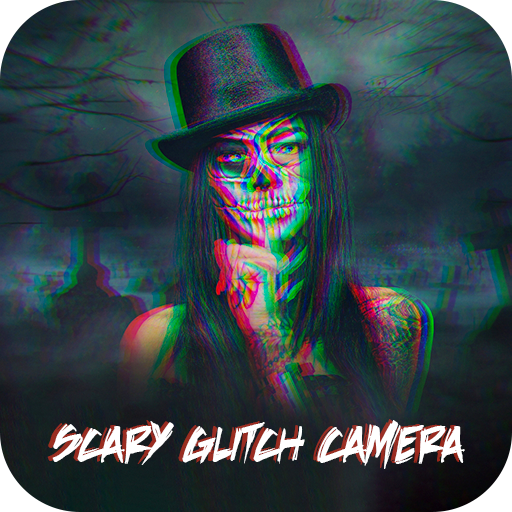 Scary Glitch Camera Horror Pic icon