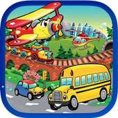 Vehicle Shapes Puzzle for Kids