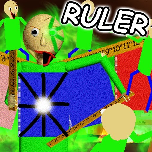 Education Math Loves Rulers Mod Scary Ruler Teach icon