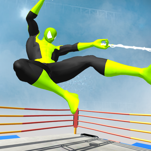 Ring Rope Frog Battle: Spider Power Vice City Hero icon