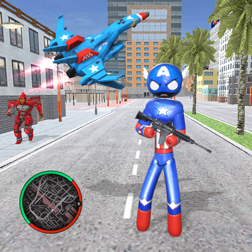 US Robot Stickman Rope Hero -  icon