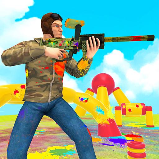 Paintball Shooting Extreme Fire Game Free icon