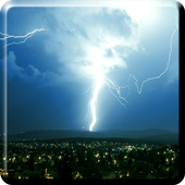 العاصفة خلفية حية أيقونة