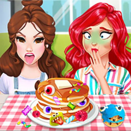 Funny Food Challenge - Cooking games for girls أيقونة