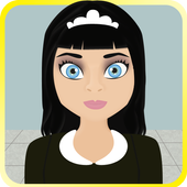 hotel cleaning game icon