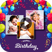 Happy wala Birthday video maker icon