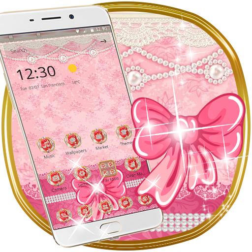 Pink Diamond Rose Theme icon