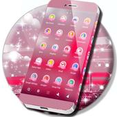 Pink Paris Launcher Theme icon