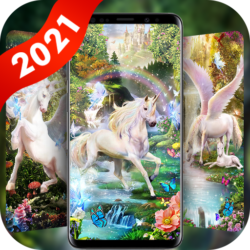 ikon Flower Unicorn Live Wallpaper &amp; Launcher Themes