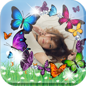 Colorful Butterfly Photo Frame icon