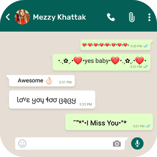 Chat Styles Fonts for Whatsapp icon