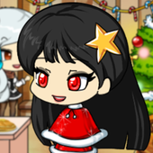 Christmas Party Pretty Girl icon