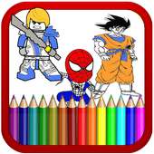 Super Hero Coloring Book for Kids and Adults on 9Apps