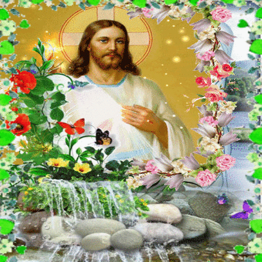 Jesus In Flowers LWP icon