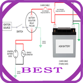 Inverter Battery Charger Circuit Diagram icon