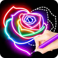 Learn To Draw Glow Flower