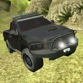 offroad hill Climb parking icon