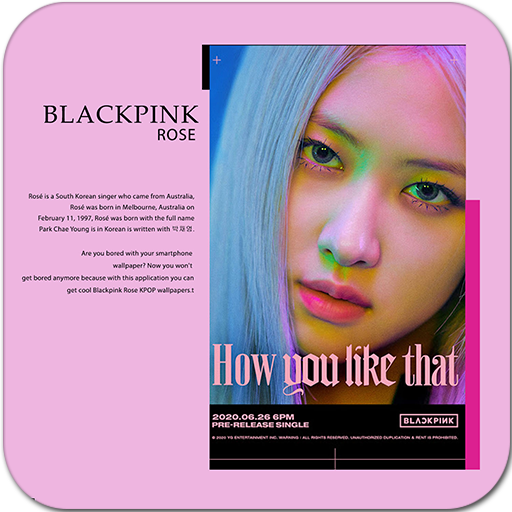 Rose Blackpink Wallpaper K-Pop icon
