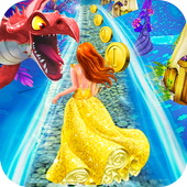 Temple Princess Run - Hungry Dragon Escape icon