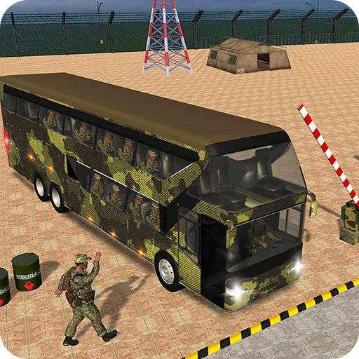 US Army Military Bus Driving icon