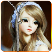 Barbie Doll Zipper ScreenLock icon