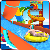Water Slide Ride - Real Adventure Amusement Park icon