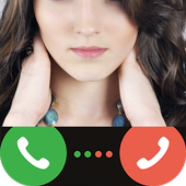 Cute Girl Fake Call App Free icon