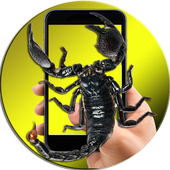 Scorpion On Hand Screen Photo icon