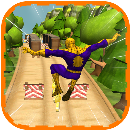 Crazy Spider Rope Runner - Superhero Escape Game icon