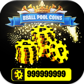 Free Coins And Spins Calc For 8 ball Pool icon