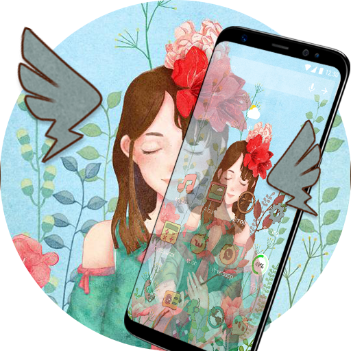 Green Girl - Cartoon Theme icon